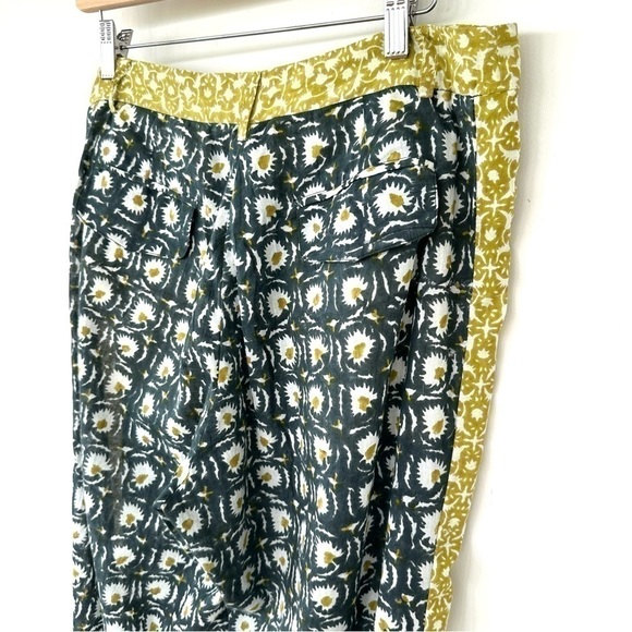 Roberta Roller Rabbit Green and Yellow Straight Leg Pants - Picture 11 of 16